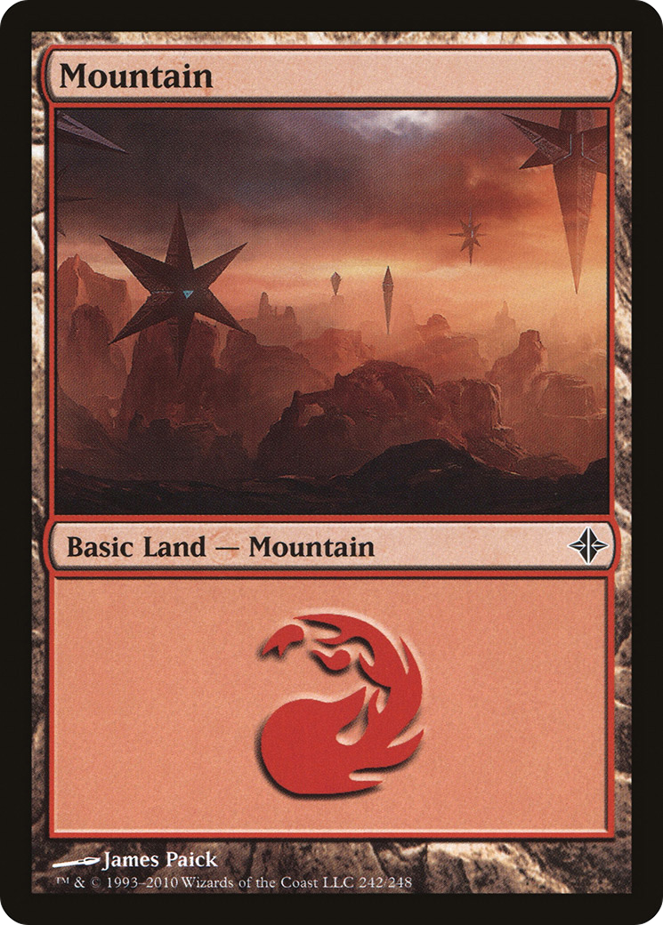 Mountain (ROE-242) - Rise of the Eldrazi Foil - Game Nerdz