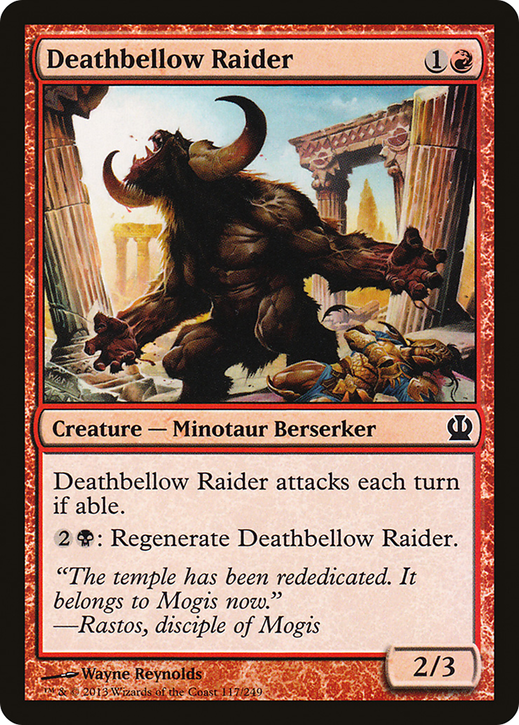 Deathbellow Raider (THS-117) - Theros Foil - Game Nerdz