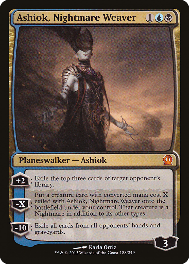 Mtg Theros Ashiok, Nightmare Weaver Mtg Theros Ashiok, Nightmare Weaver