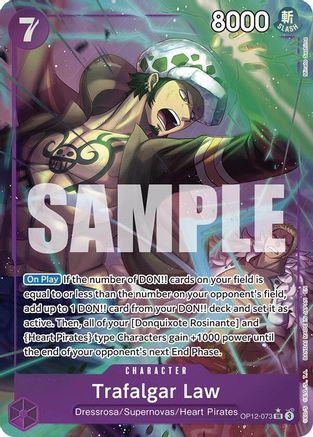 Trafalgar Law (073) (Alternate Art) (OP12-073) Legacy of the