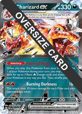 Charizard ex - 054/091 54 - Jumbo Cards Holofoil - Game Nerdz