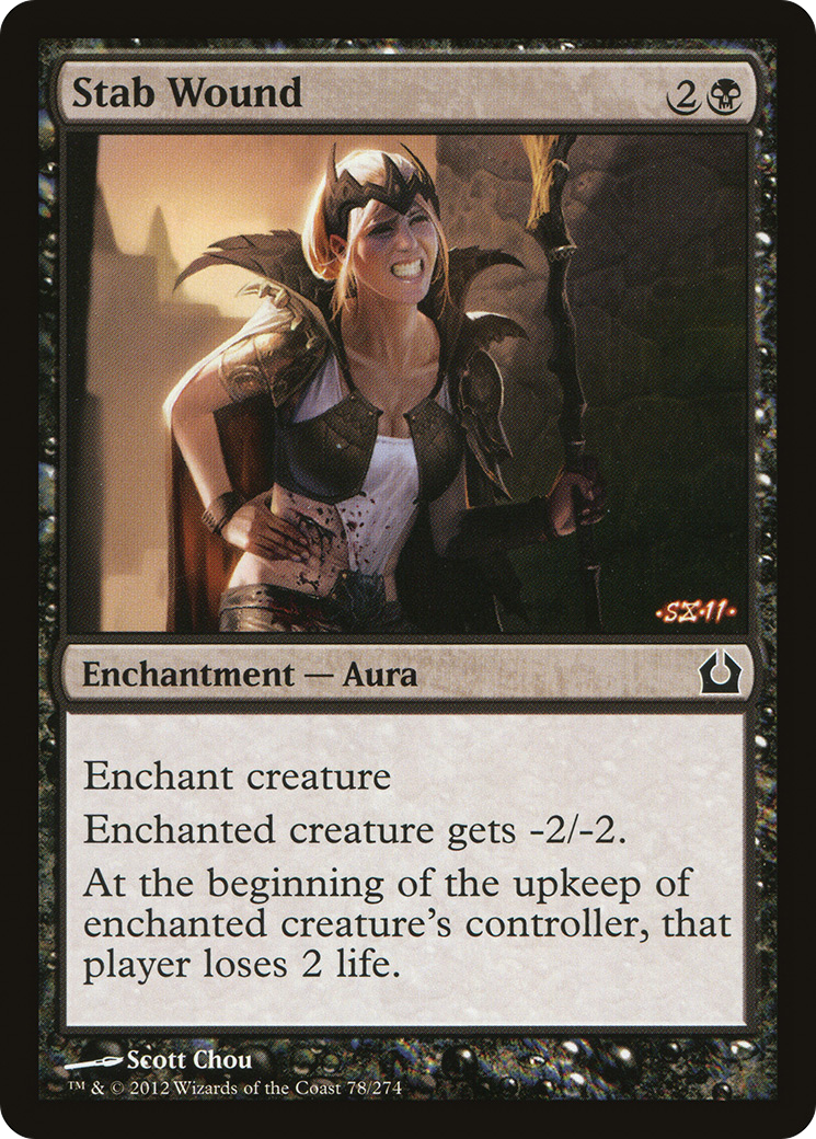 Stab Wound (RTR-078) - Return to Ravnica Foil - Game Nerdz