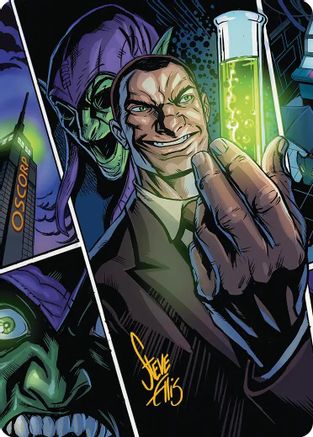 norman osborn mtg card Price put a +1/+1 counter on this creature.) Goblin Formula Each nonland card in your graveyard has mayhem Norman Osborn Art Card (Gold-Stamped