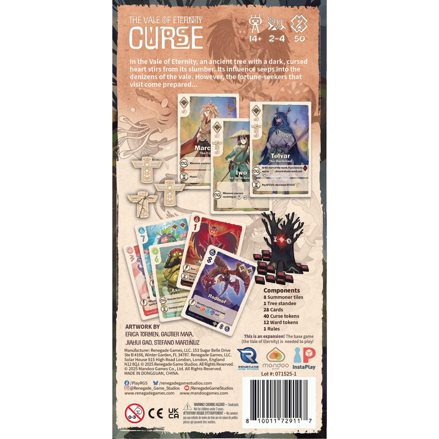 The Vale of Eternity: Curse Expansion - Game Nerdz The Vale of Eternity: Curse Expansion - Game Nerdz