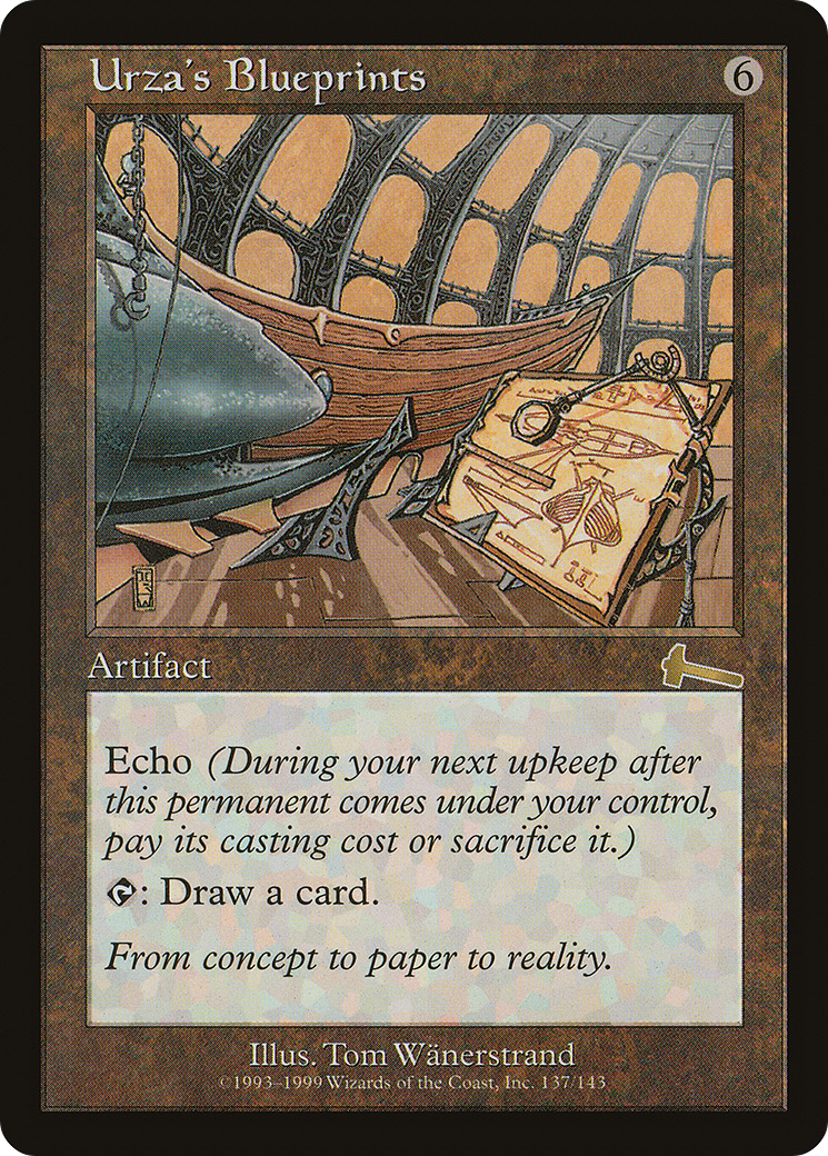 mtg urza's legacy card list Booster Pack All cards will be carefully packed for safe transit Urza's Blueprints (ULG-137) - Urza's