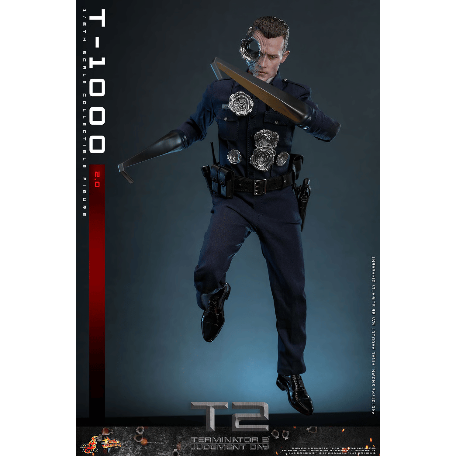 Terminator 2: Judgment Day: T-1000 (2.0) MMS774 - 1/6th Scale