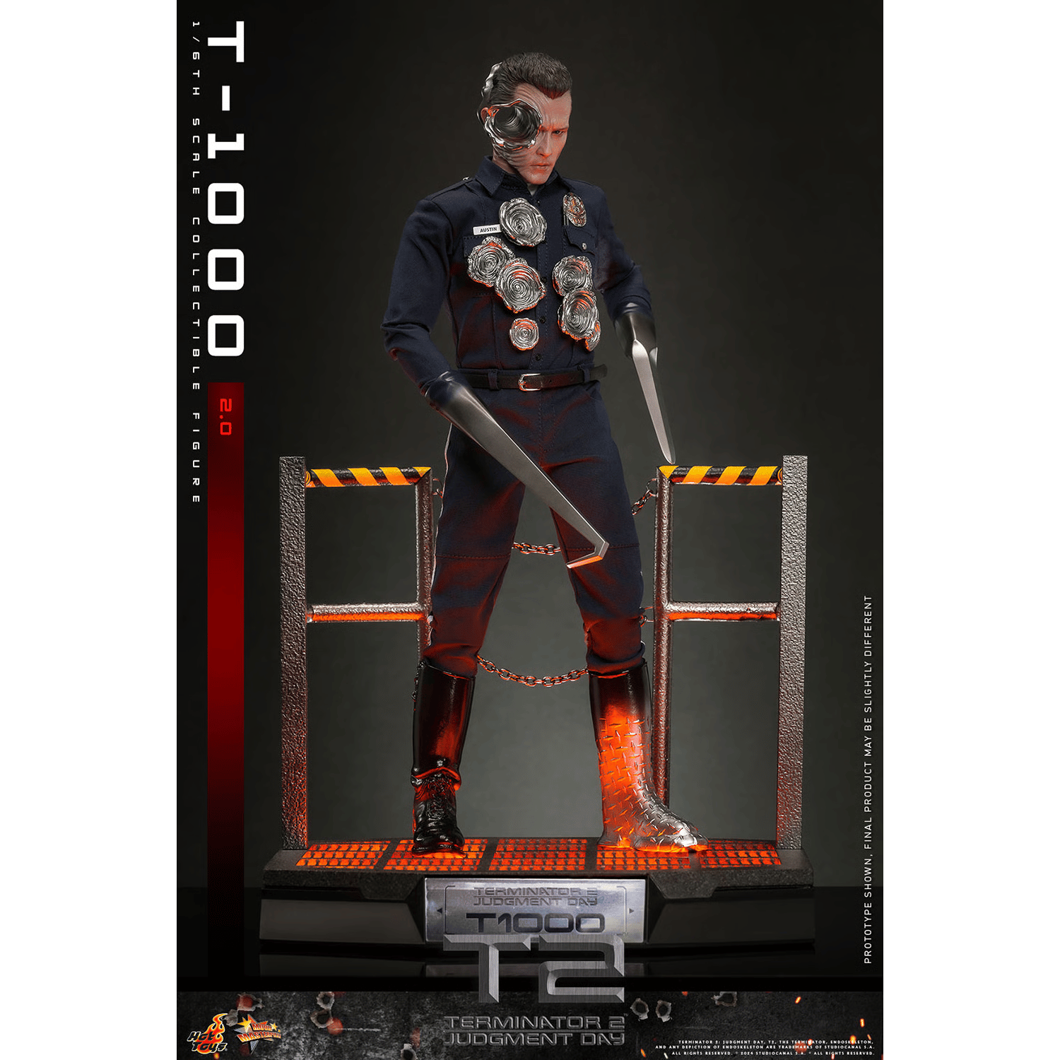 Terminator 2: Judgment Day - T-1000 (2.0) MMS774 - 1/6th Scale
