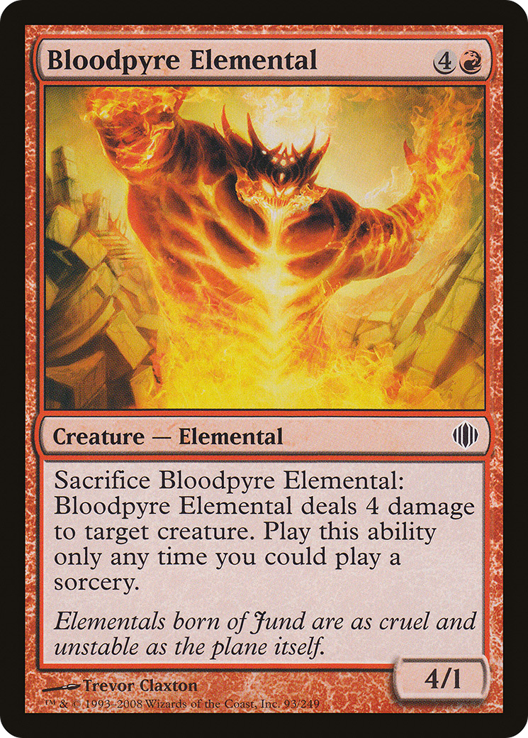 Bloodpyre Elemental (ALA-093) - Shards of Alara Bloodpyre Elemental (ALA-093) - Shards of Alara