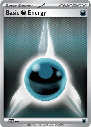basic energy pokemon card value Fighting Lot - Scarlet & Violet Basic Darkness Energy 007 MEE