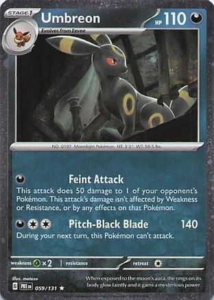 Umbreon - 059 (Cosmos Holo) 59 - Miscellaneous Cards Products Holofoil - Game Nerdz Umbreon - 059 (Cosmos Holo) 59 - Miscellaneous Cards Products Holofoil - Game Nerdz