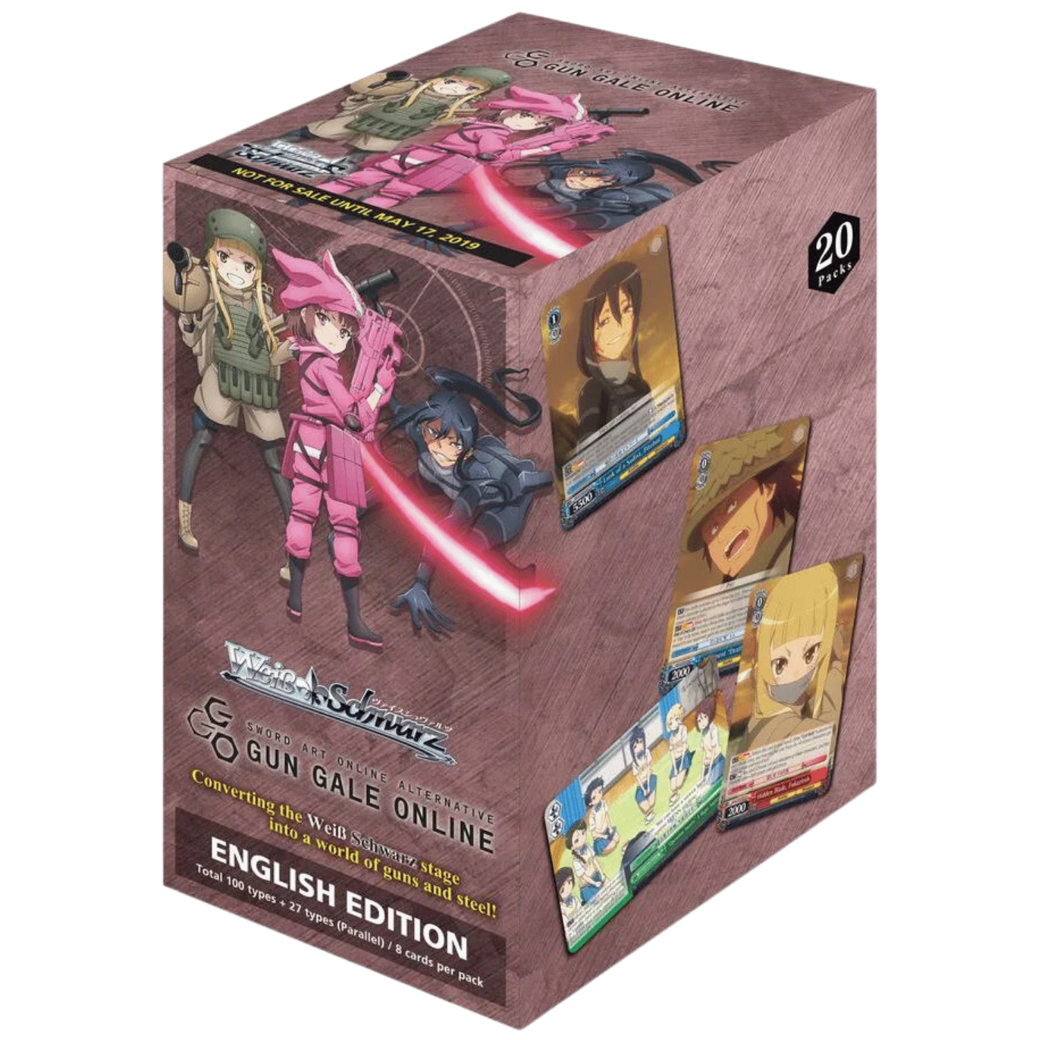 weiss schwarz sword art online booster box Extra Alternative Gun Gale Online II : Toys & Games such as the Amazons group SHINC Weiss Schwarz Sword Art Online