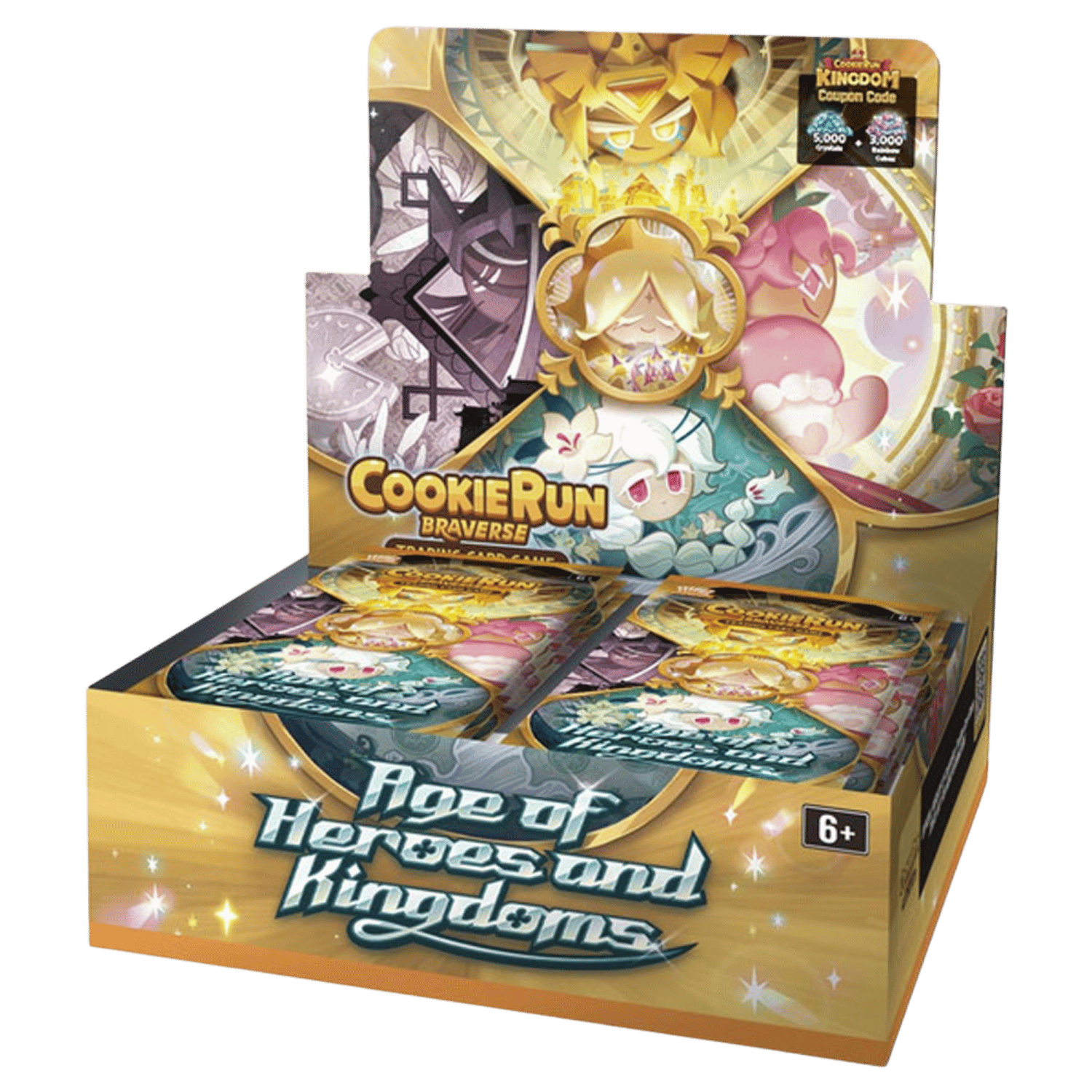 cookie run braverse booster box Run: BS5+BS6 (Operation Timeguard) Jeux Kingdom changing cards and popular characters CookieRun: Braverse Trading Card Game