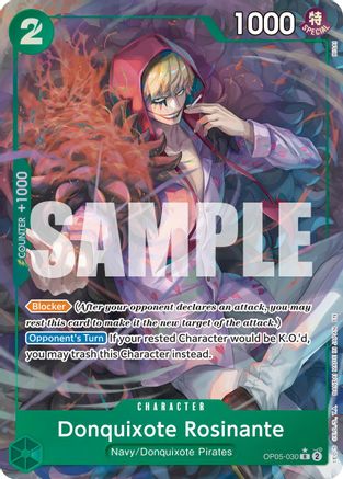 Donquixote Rosinante (Alternate Art) (OP05-030) Premium Booster
