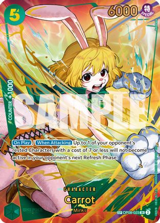 Carrot (SP) (OP08-023) Premium Booster -The Best- Vol. 2 Foil