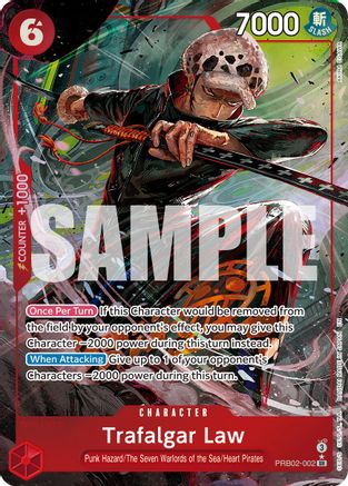 Trafalgar Law (Alternate Art) (PRB02-002) Premium Booster -The