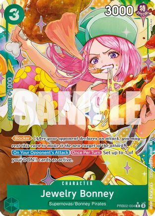 Jewelry Bonney (Alternate Art) (PRB02-004) Premium Booster -The Best- Vol.  2 Foil - Game Nerdz