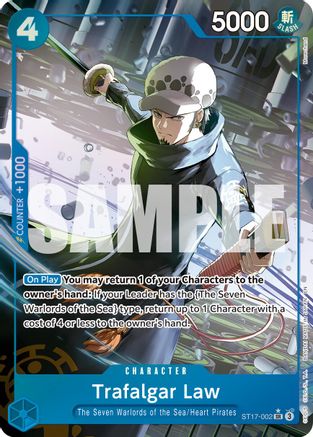 Trafalgar Law - ST17-002 (Alternate Art) (ST17-002) Premium