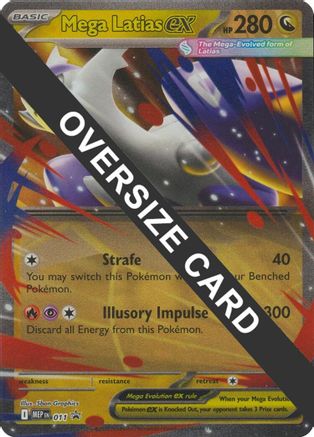 Mega Latias ex - 011 11 - Jumbo Cards Holofoil - Game Nerdz