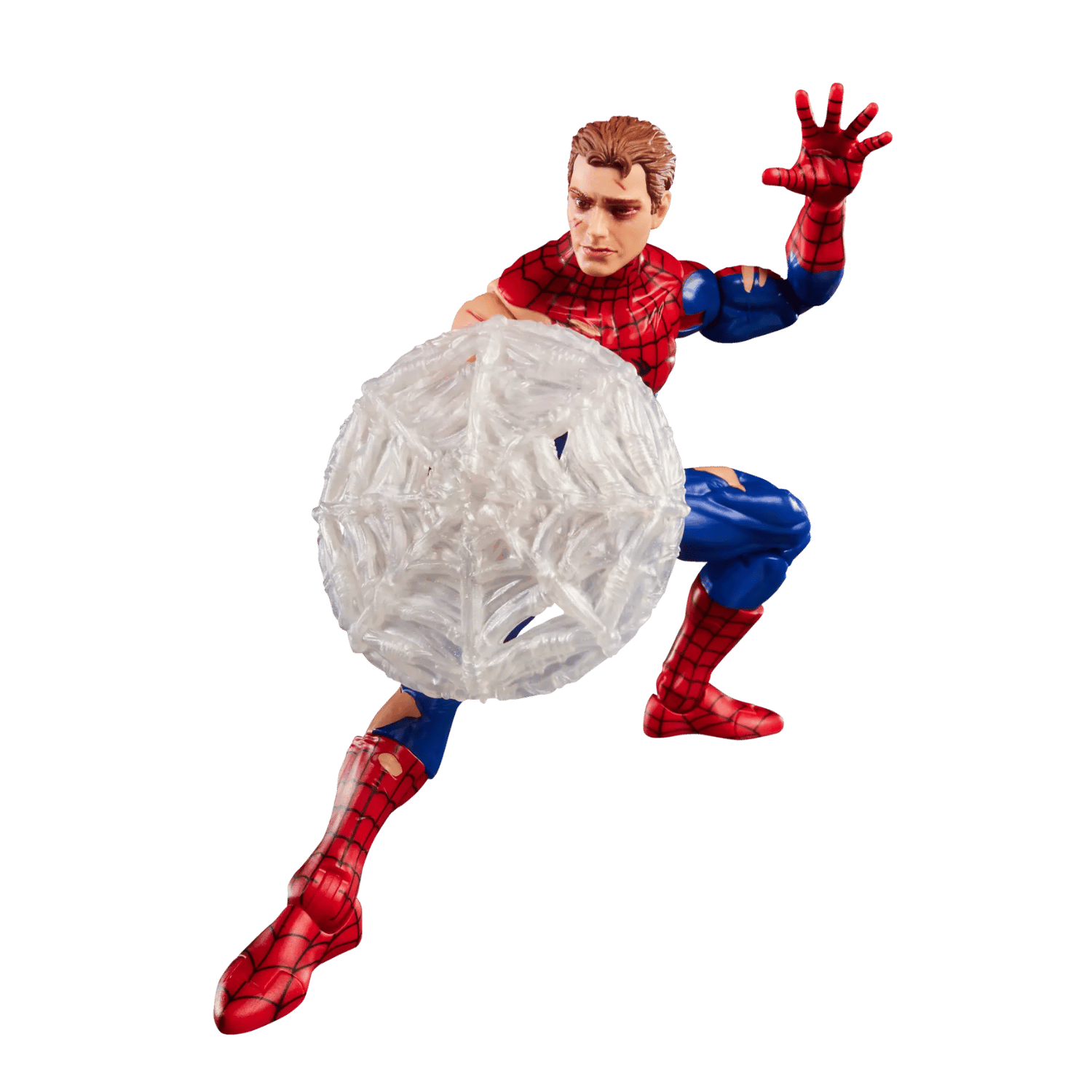 Marvel Legends Series: Battle-Damaged Spider-Man Action Figure (6in) w/  Exclusive Magic: The Gathering Card - Game Nerdz