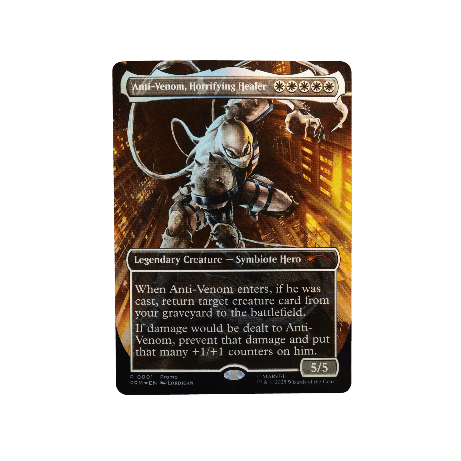 venom card mtg MTG: Secret Lair x Marvel's Spider-Man: Unleashed Inks colour printed Art Sleeves with textured finish are a must Anti-Venom, Horrifying Healer Through