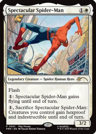 Spectacular Spider-Man (PLAY-001) - Play Promos Foil - Game Nerdz