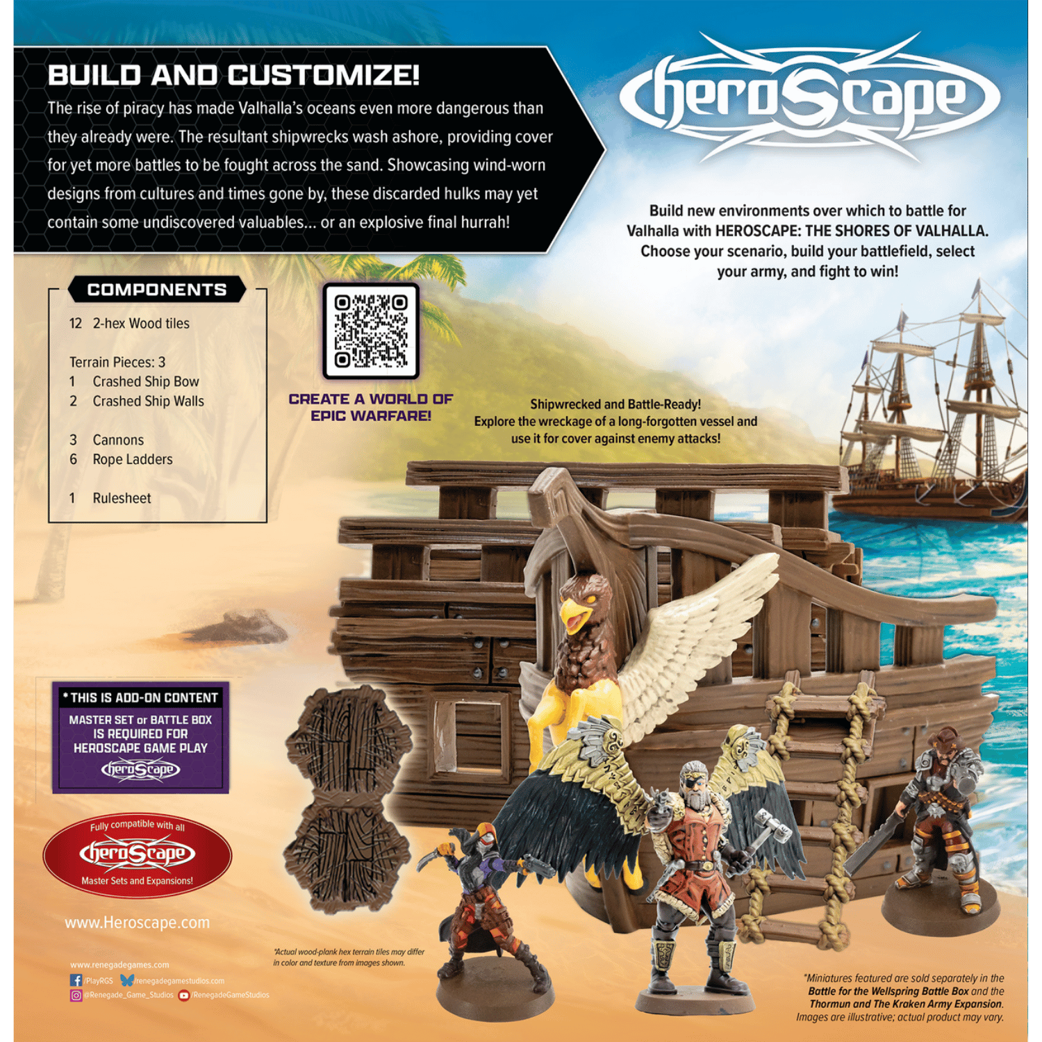 Heroscape: The Shores of Valhalla - Terrain Expansion - Game Nerdz