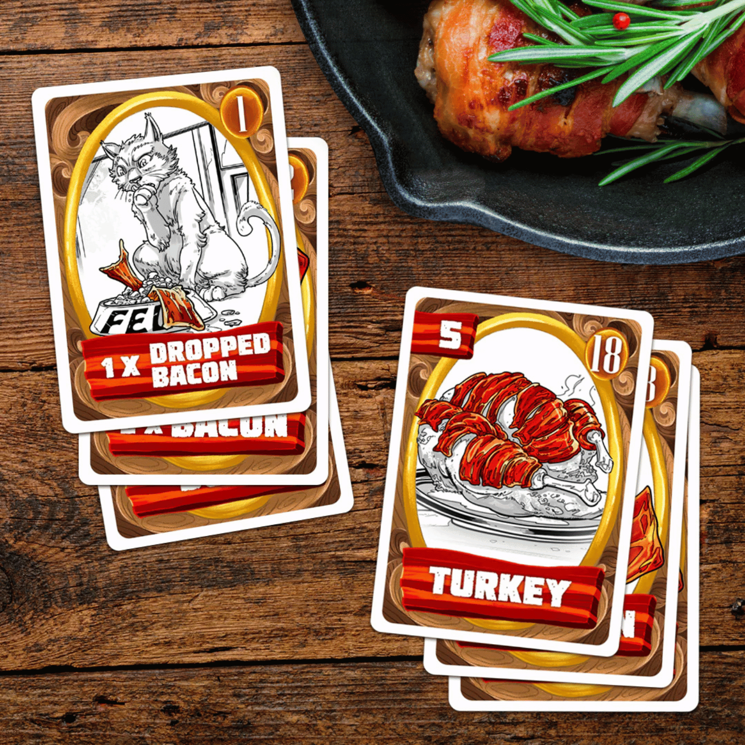 bacon card sleeves BCW Resealable Graded | 100 Pack | Universal Fit for PSA, Beckett, SGC & More | Acid-Free Archival Polypropylene Embark on an epic tabletop adventure with our Bacon card game Bacon The Card Game