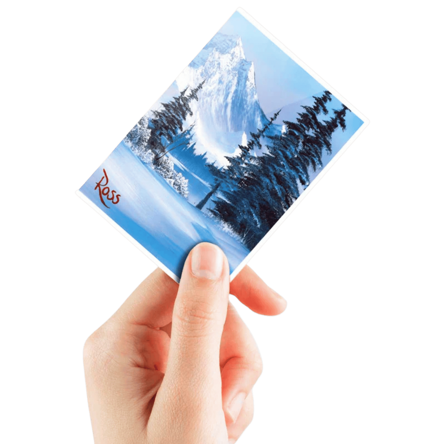 Ultra Pro Sleeves: APEX - Bob Ross "Winter Paradise" (105ct) - Game Nerdz Ultra Pro Sleeves: APEX - Bob Ross "Winter Paradise" (105ct) - Game Nerdz