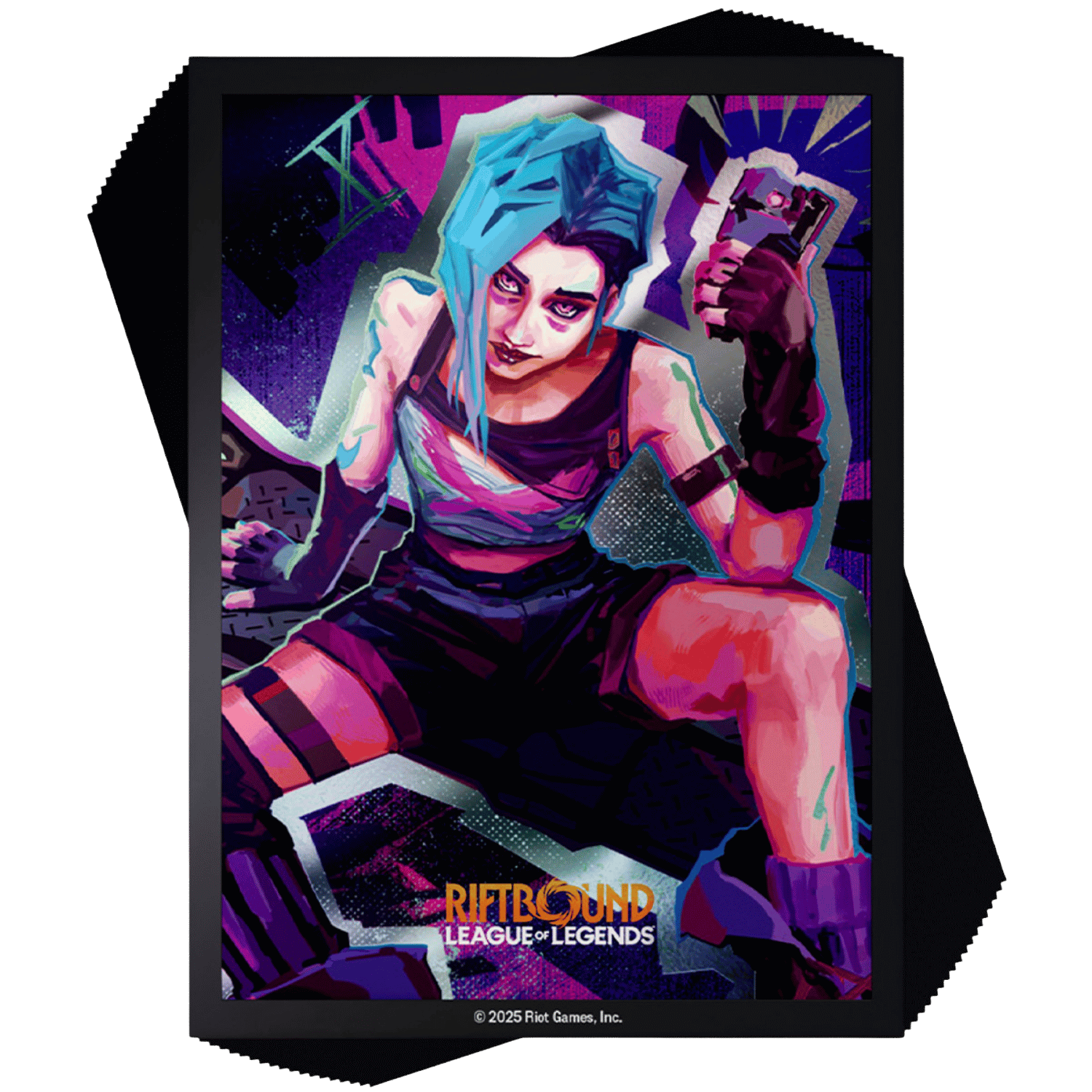 Riftbound: League of Legends TCG: Origins - Jinx Card Sleeves (100) - Game  Nerdz