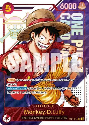 Monkey.D.Luffy - ST21-014 (3rd Anniversary Treasure Campaign Pack