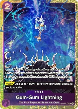 Gum-Gum Lightning (Premium Card Collection -Best Selection Vol. 4