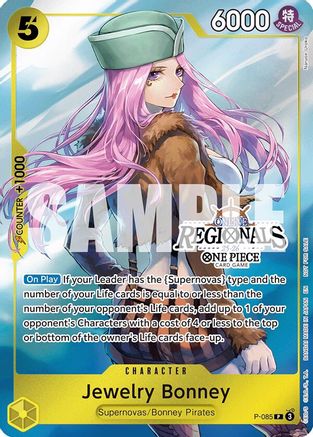 one piece card game jewelry bonney EB04-002 019 Description Jewelry Bonney (Online Regional Participation