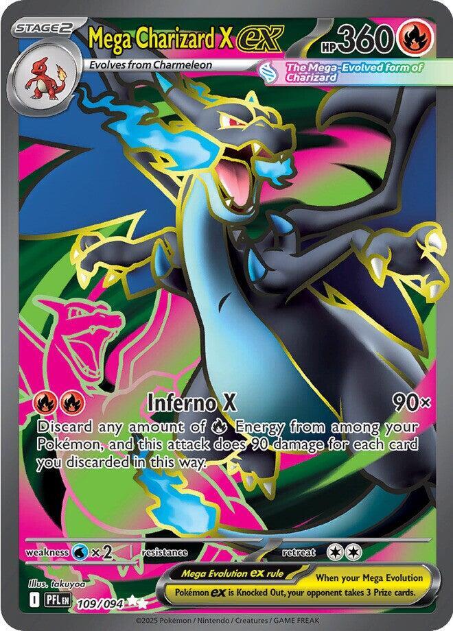 Mega Charizard X ex - 109/094 109 - ME02 Phantasmal Flames