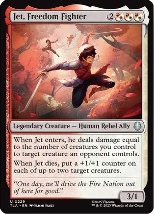Jet, Freedom Fighter (TLA-229) - Avatar: The Last Airbender - Game Nerdz Jet, Freedom Fighter (TLA-229) - Avatar: The Last Airbender - Game Nerdz