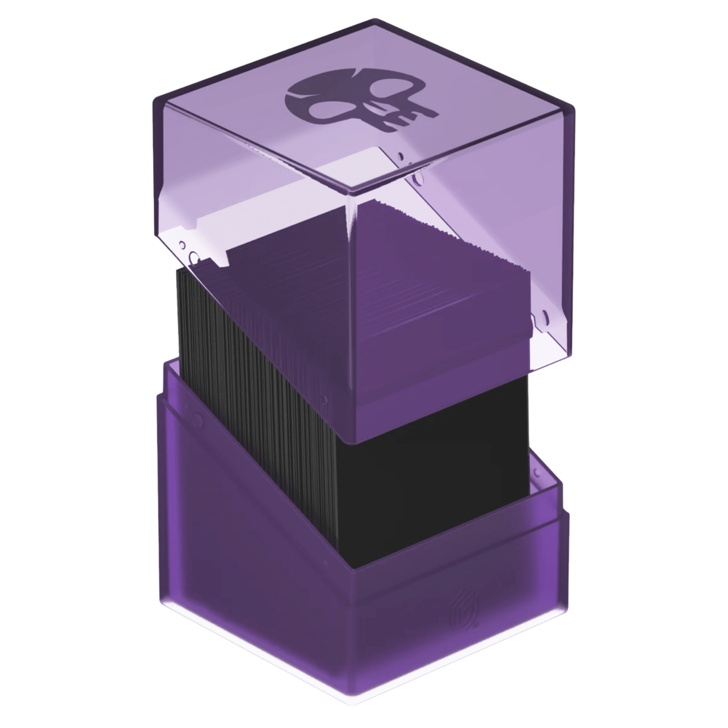 Ultimate Guard Boulder 100+ Hybrid Magic: The Gathering – Edición Swamp Con Tapa Transparente Y Base Suave, Caja Para 100 Cartas Con Doble Funda