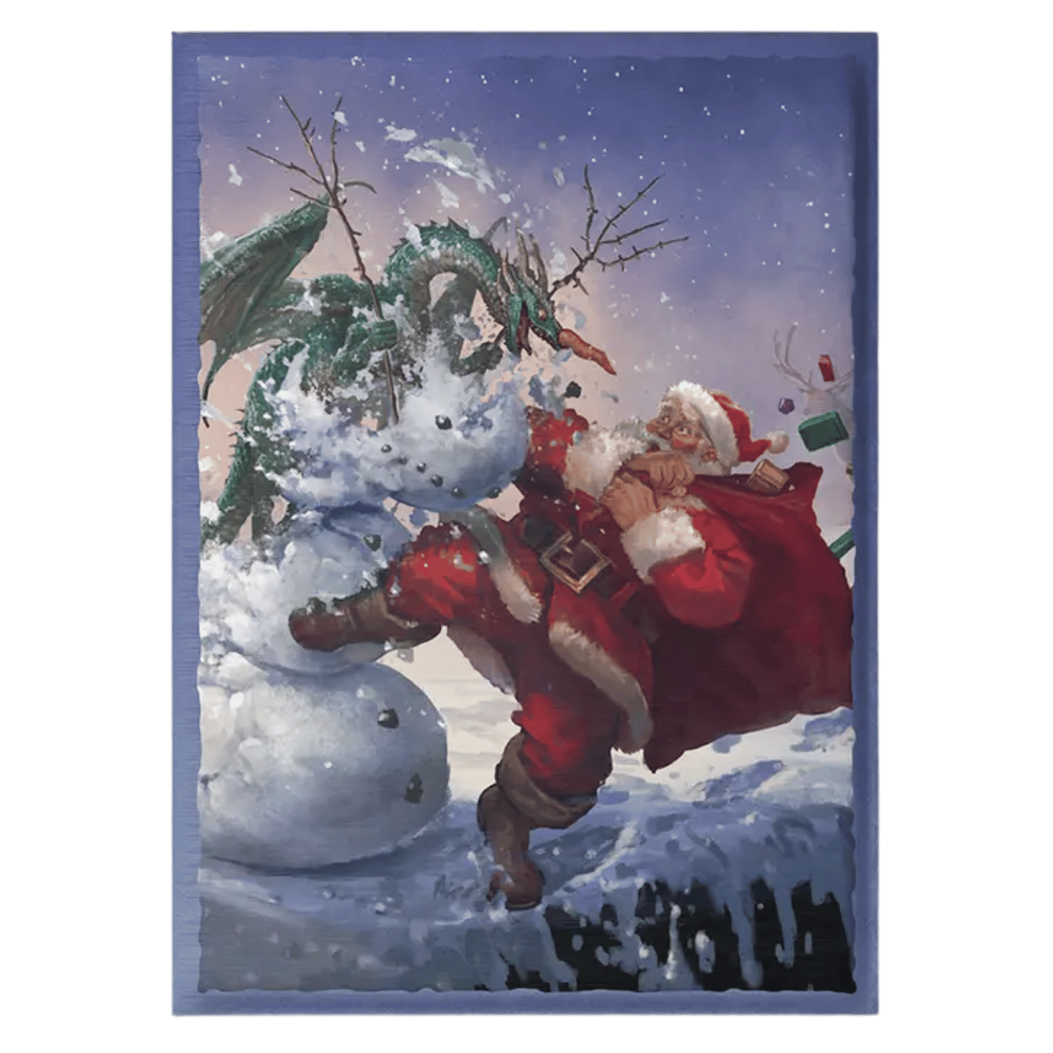 Dragon Shield: Christmas 2025 - Brushed, Art Card Sleeves (100ct)