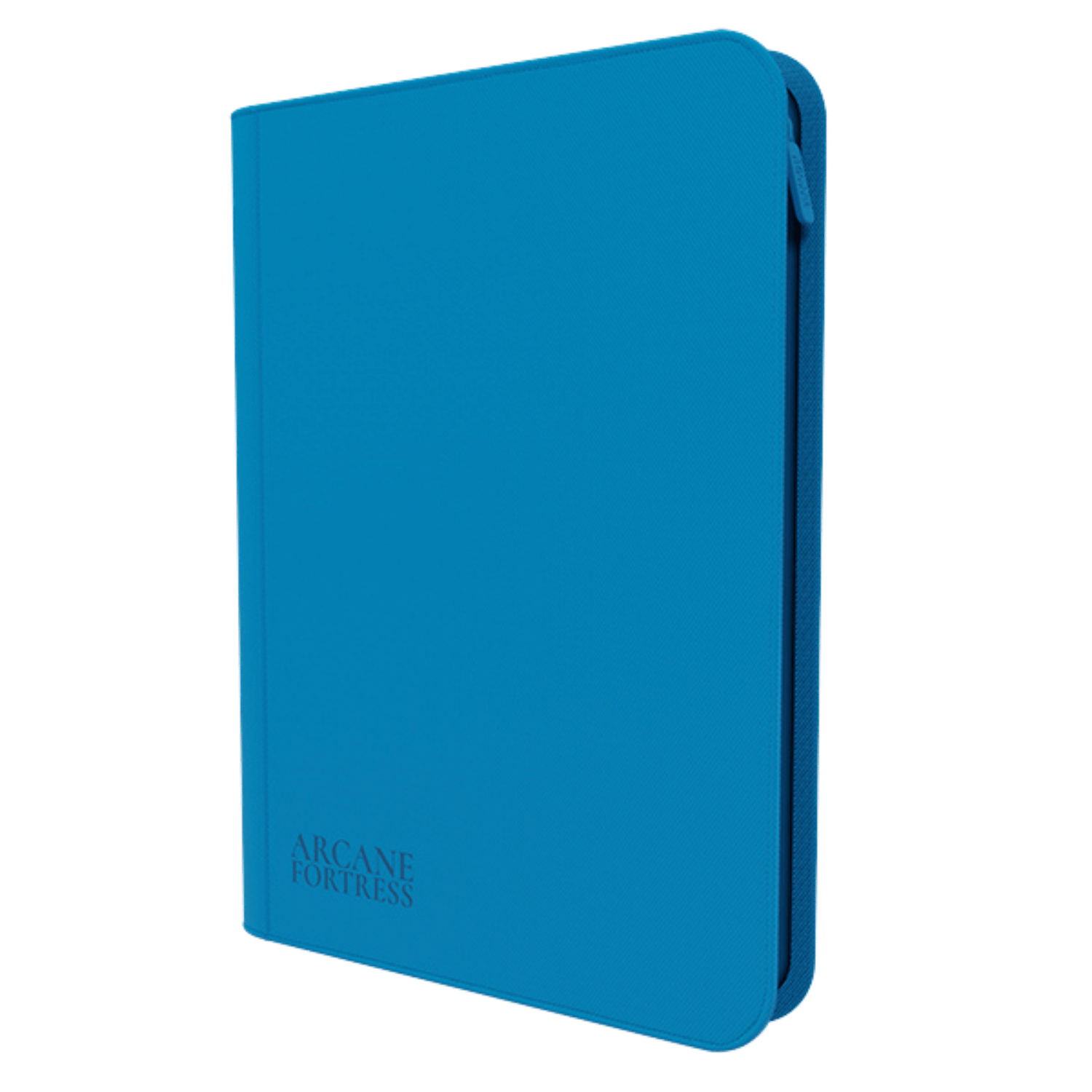 Arcane Fortress Binder: Neon Blue - Zippered, Side-Loading (9-Pocket) -  Game Nerdz