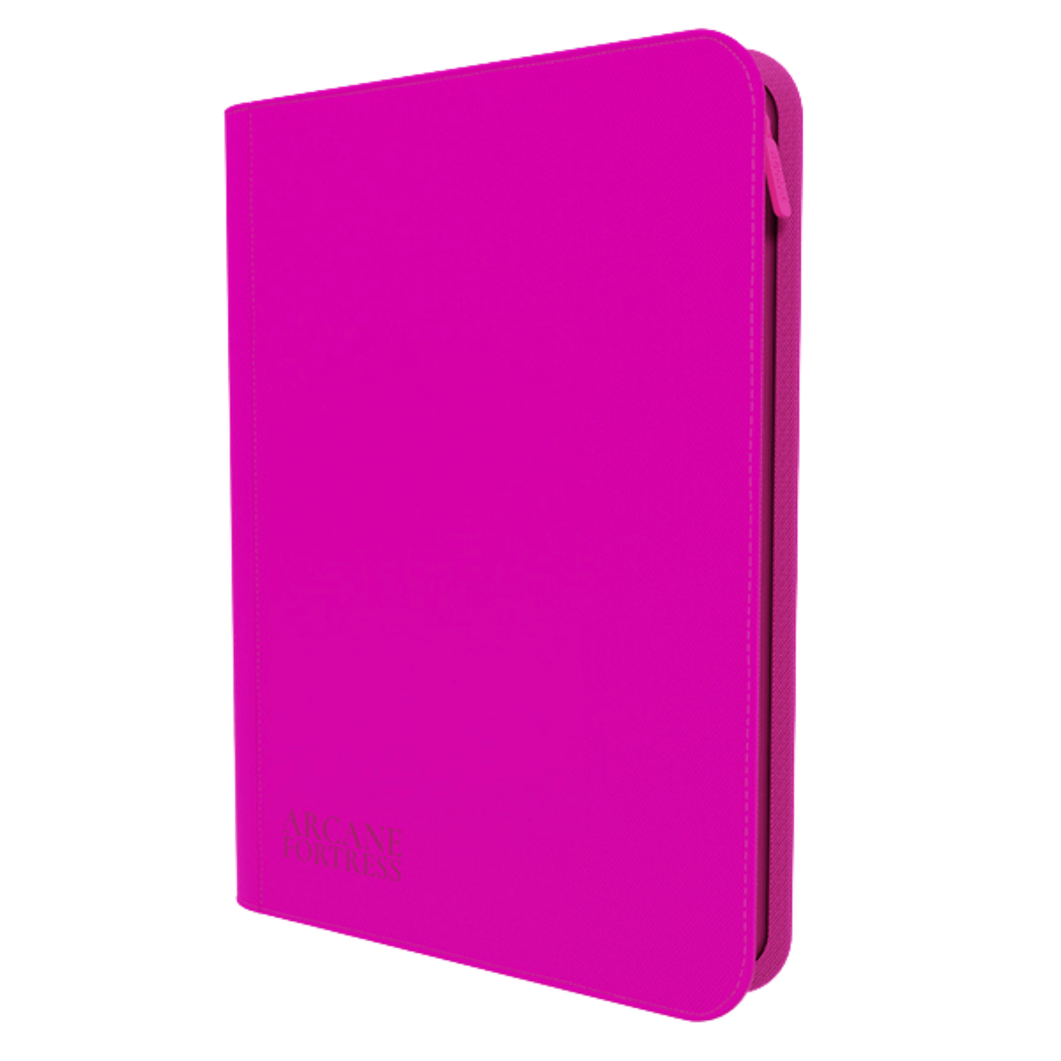 Arcane Fortress Binder: Neon Pink - Zippered, Side-Loading (9-Pocket) -  Game Nerdz
