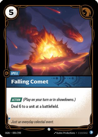 Falling Comet (085/298) - Origins - Game Nerdz