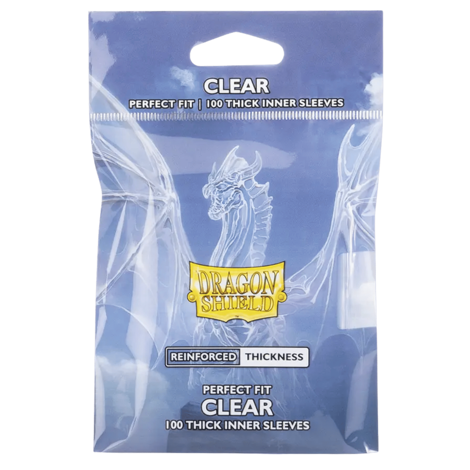Dragon Shield - Inner Sleeves - Perfect Fit Thick - Clear Dragon Shield - Inner Sleeves - Perfect Fit Thick - Clear