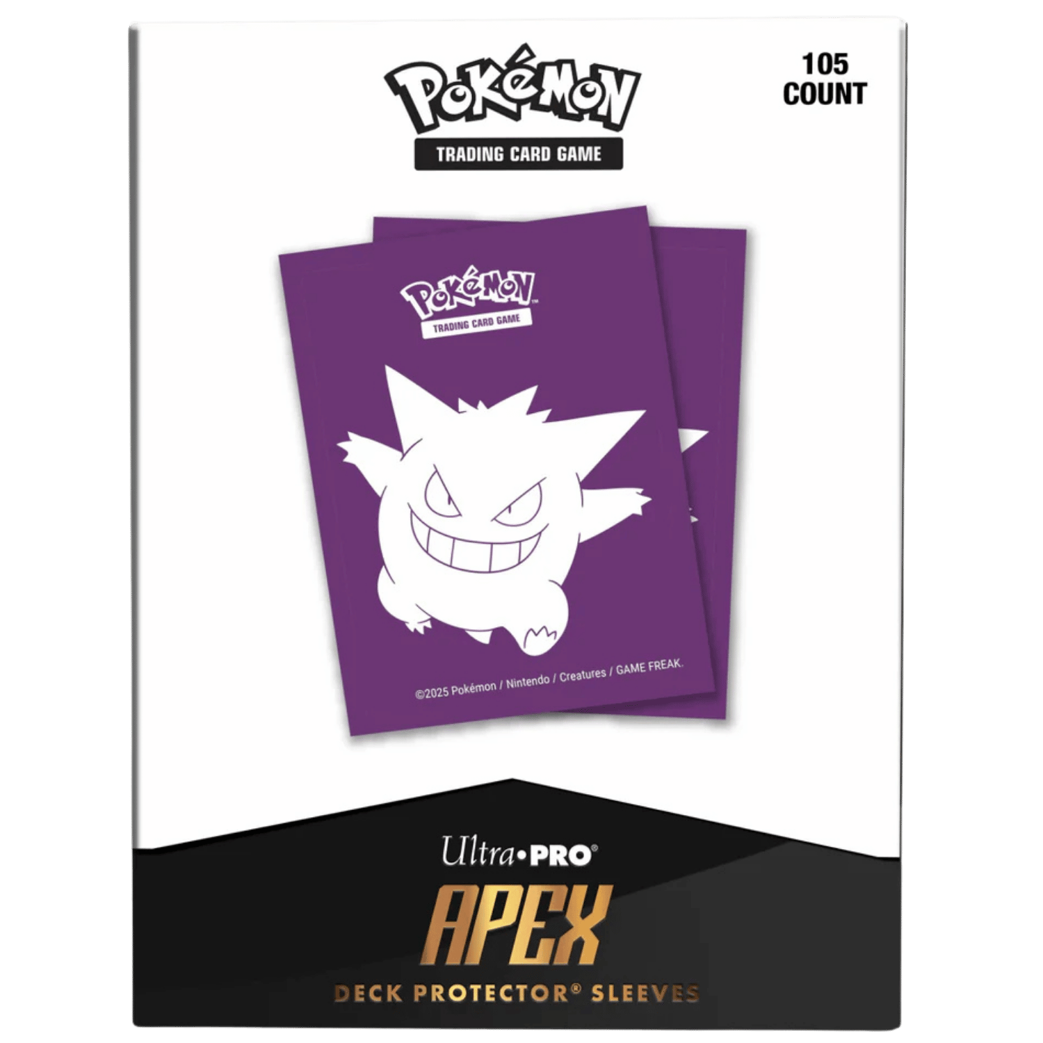Ultra Pro Sleeves: APEX - Pokemon - Gengar - Elite Series (105ct) Ultra Pro Sleeves: APEX - Pokemon - Gengar - Elite Series (105ct)