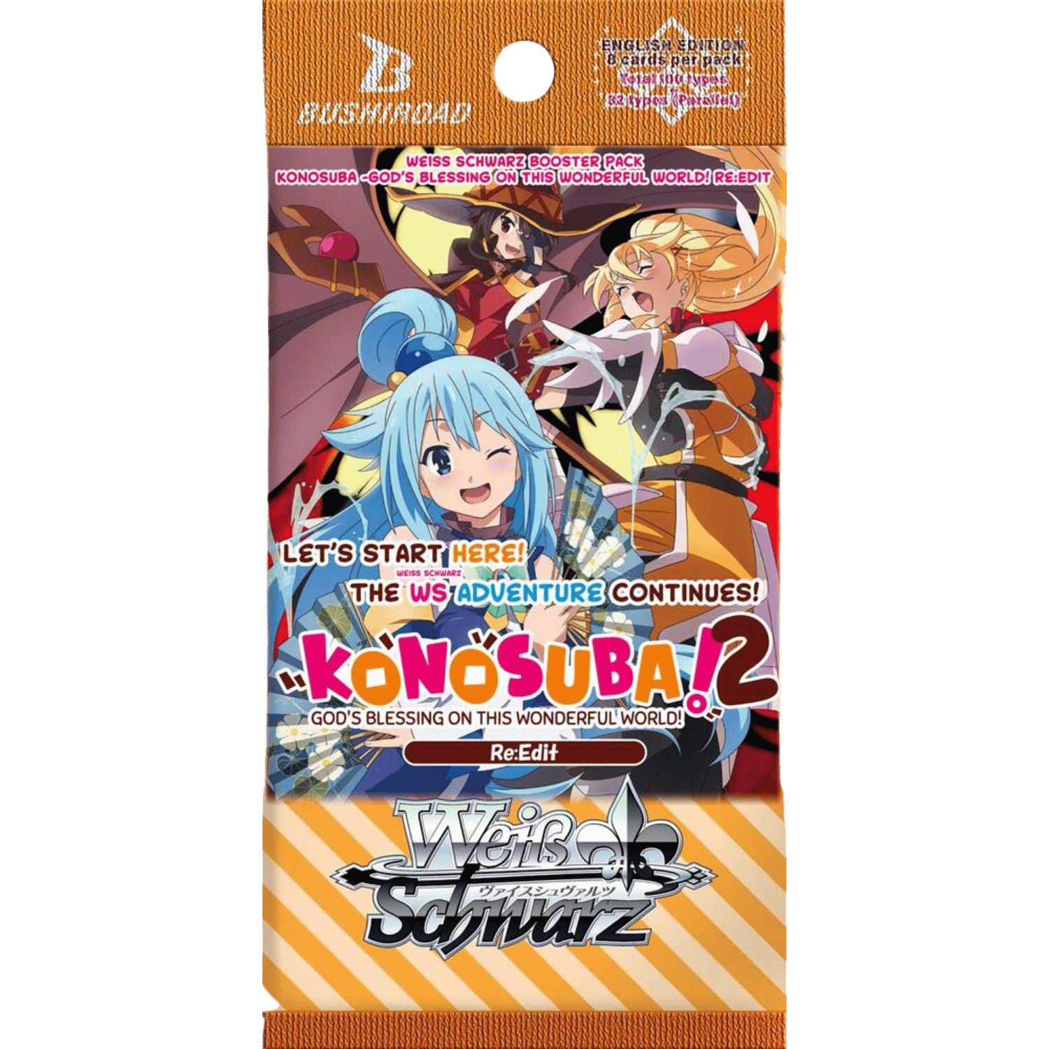 konosuba weiss schwarz booster box Weiss Schwarz TCG: Konosuba!: God's Blessing On This Wonderful World! –  Shopville main image 0