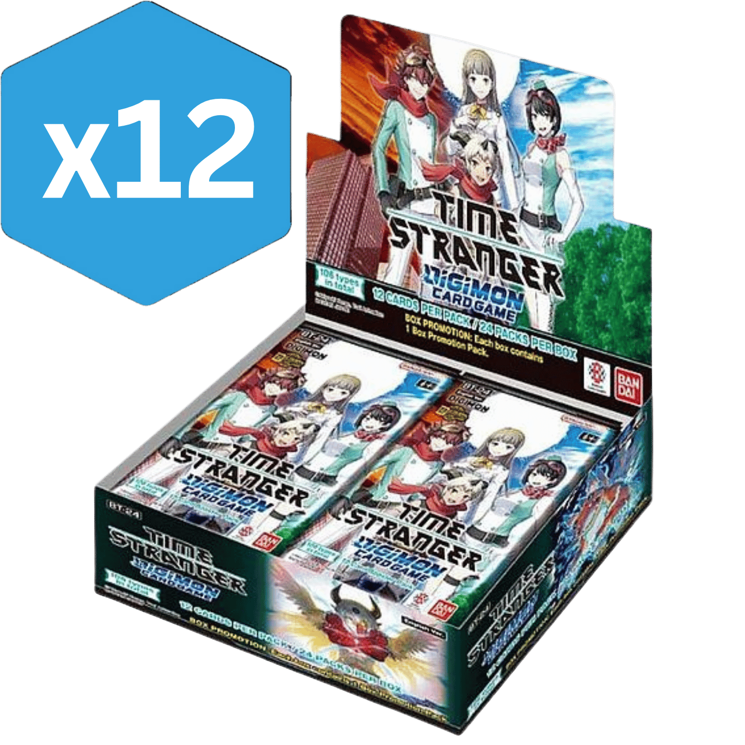 Digimon TCG: Time Stranger - Booster Box BT24 (Sealed Case) - Game