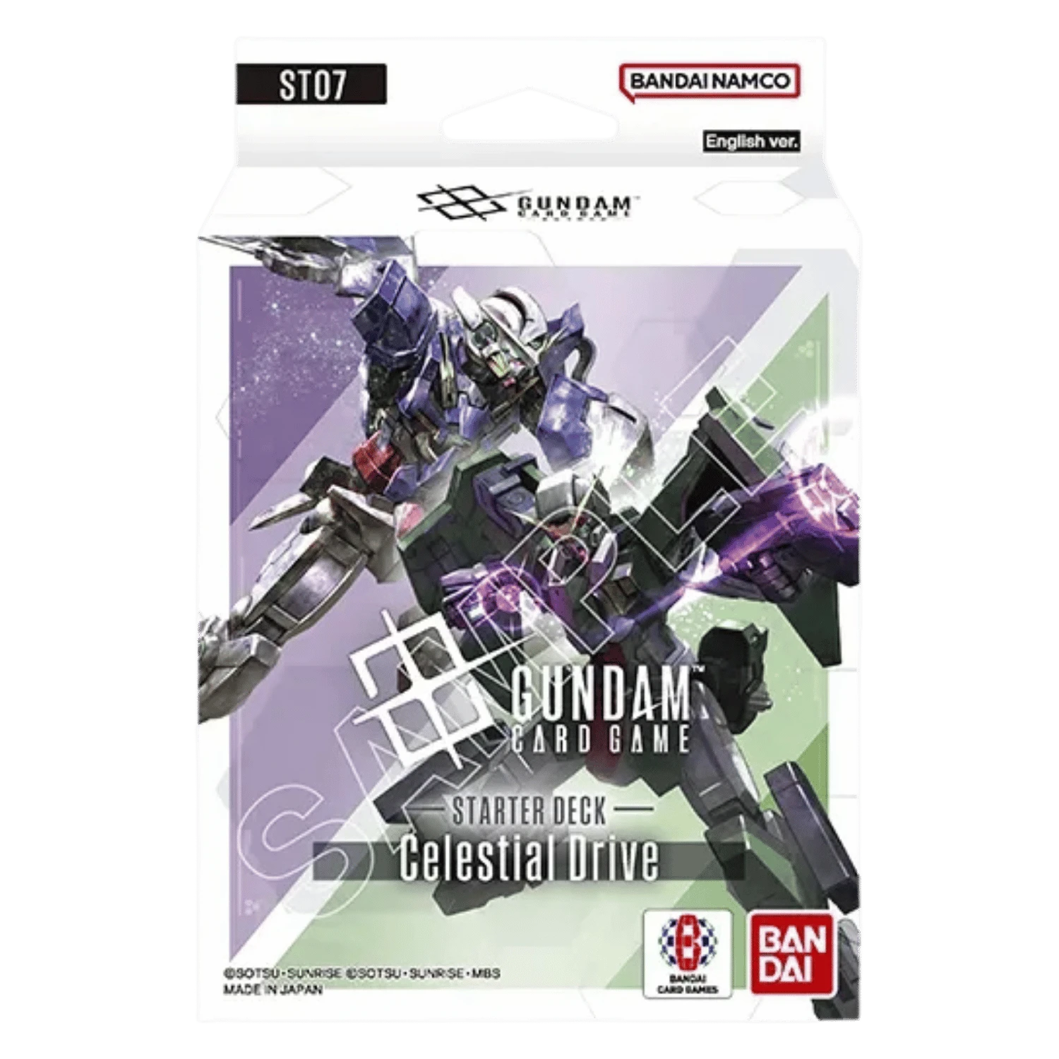 GUNDAM CARD GAME スタートデッキ Celestial Drive Gundam Card Game: Celestial Drive - Starter Deck ST07 - Game Nerdz