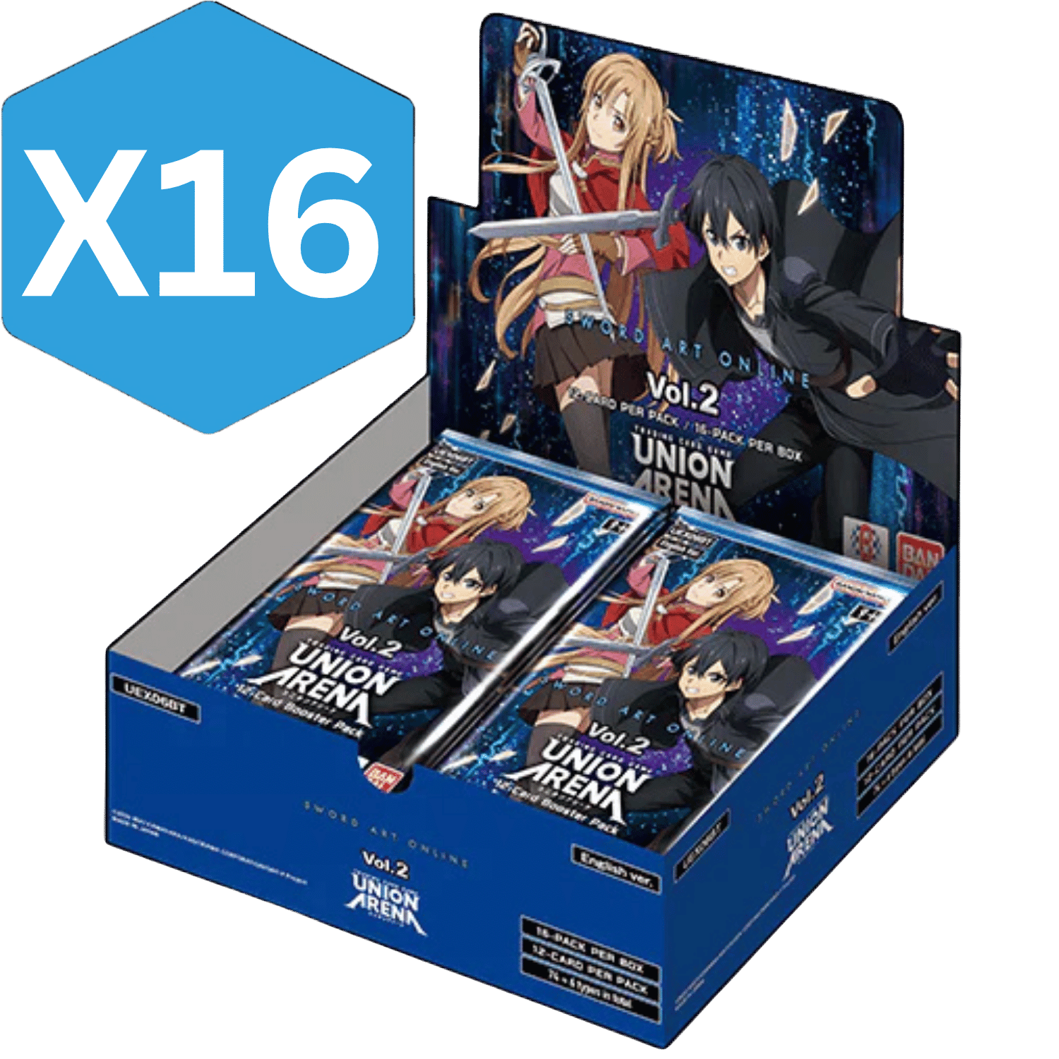 Union Arena TCG: Sword Art Online Vol.2 UEX06BT - Booster Box