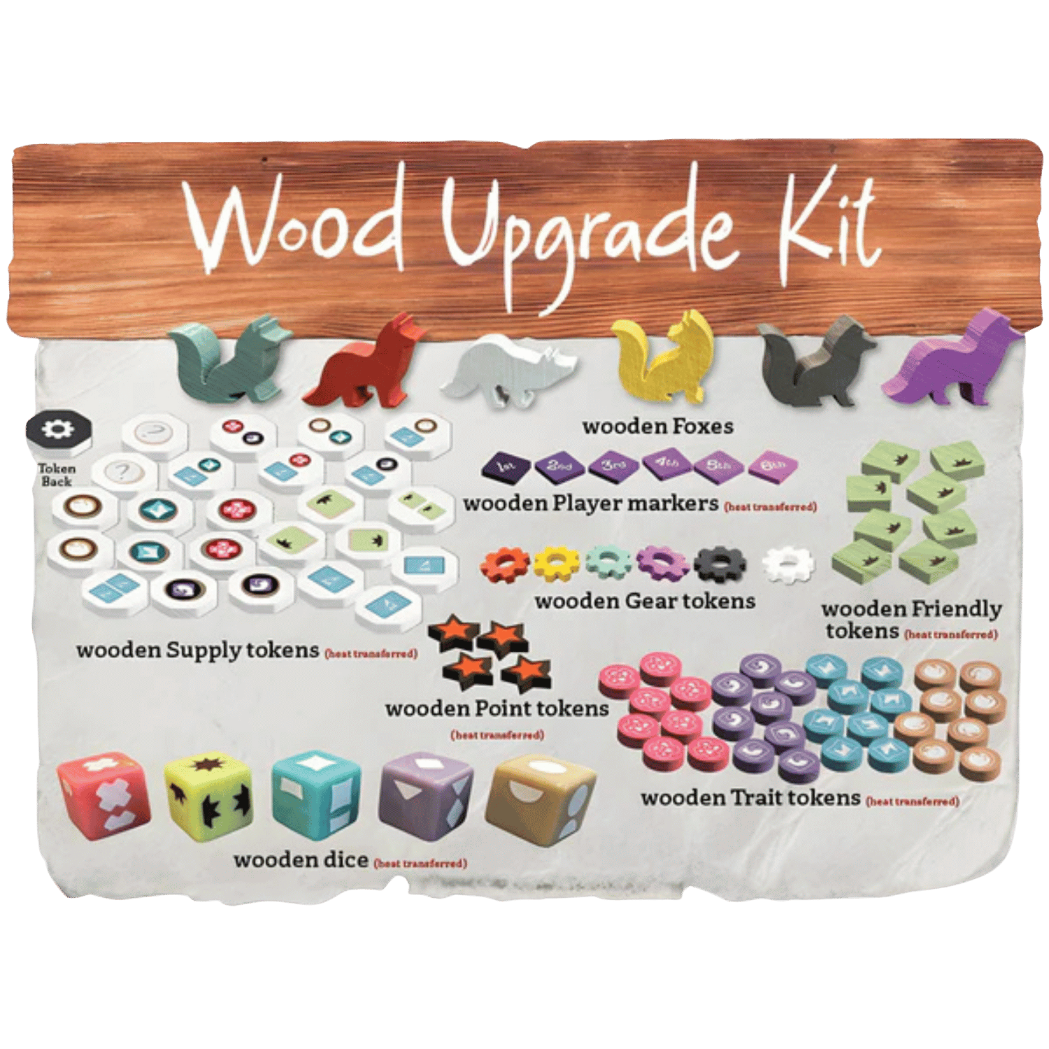 The Fox Experiment: Wood Upgrade Kit - Game Nerdz