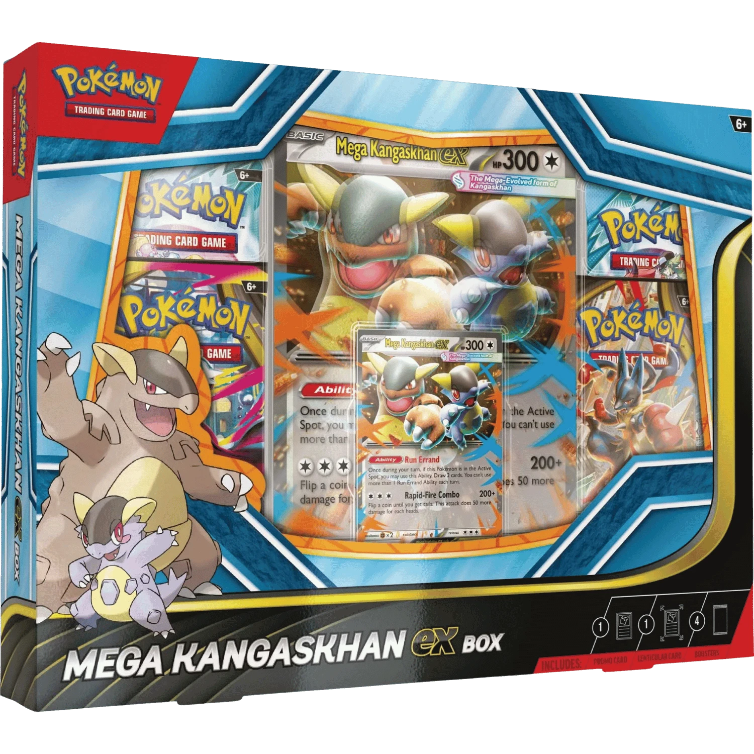 mega gx pokemon cards Mega Kangaskhan ex Pokemon Box main image 1