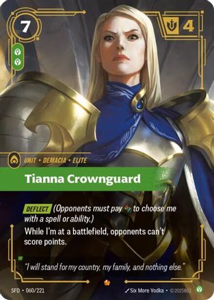 Tianna Crownguard (060/221) - Spiritforged Foil - Game Nerdz