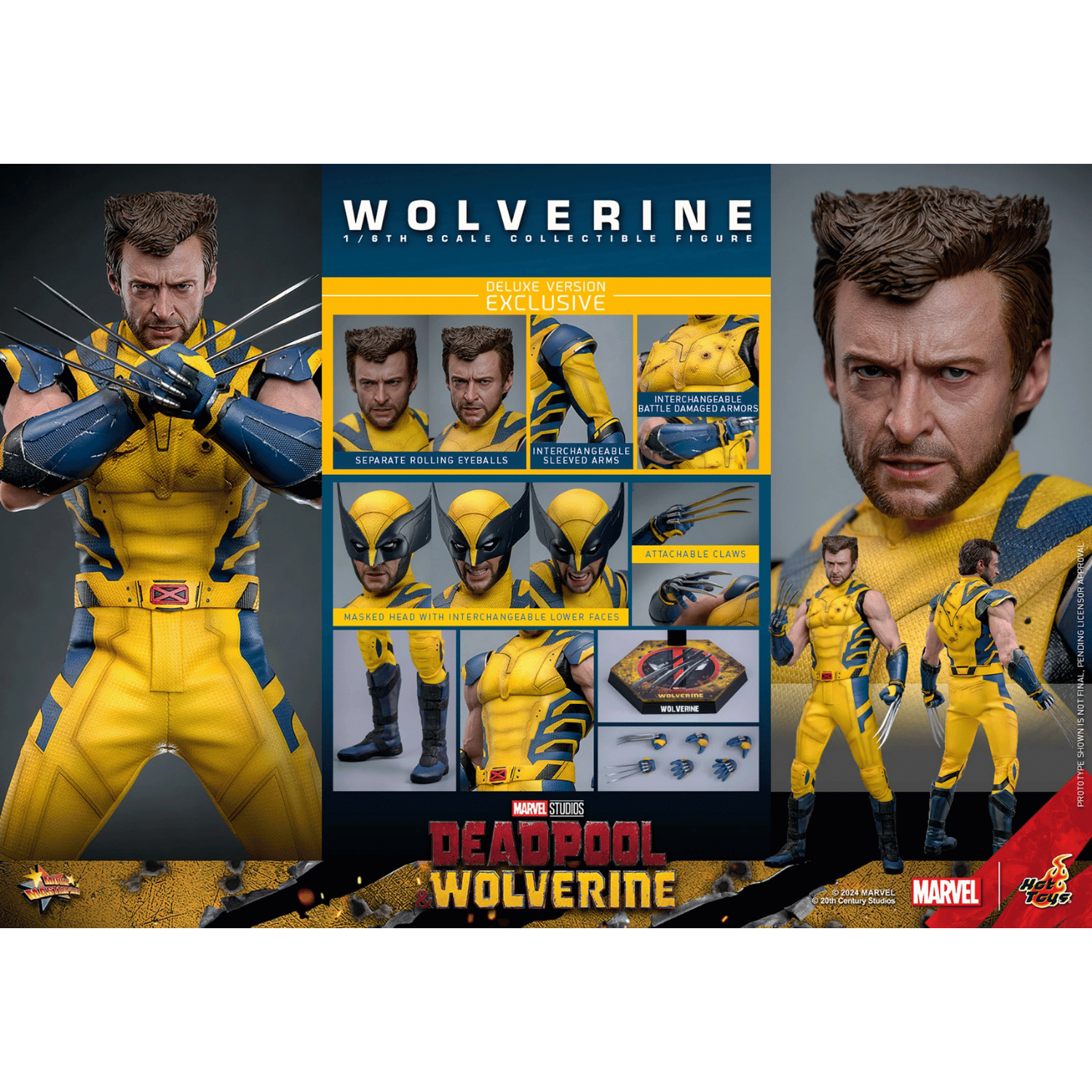 Marvel Studios: Deadpool & Wolverine - Wolverine MMS754 - 1/6th