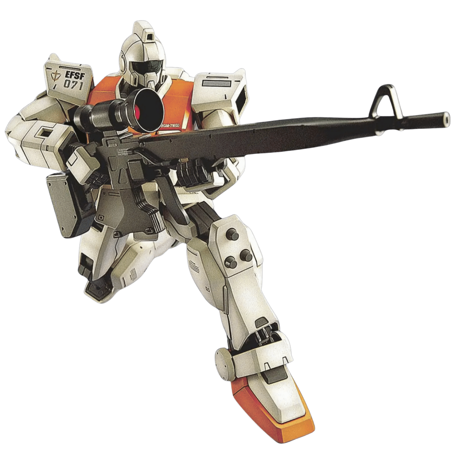 Bandai MG RGM-79[G] GM Ground Type – échelle 1/100, Kit Gundam 08th MS Team, Avec Armes Variées
